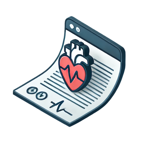 Illustration of cardiology procedure coding